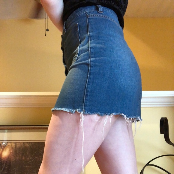 Urban Outfitters BDS Button-Up Denim Skirt - Picture 2 of 4
